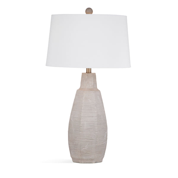 Plata Concrete and Metal Grey Table Lamp