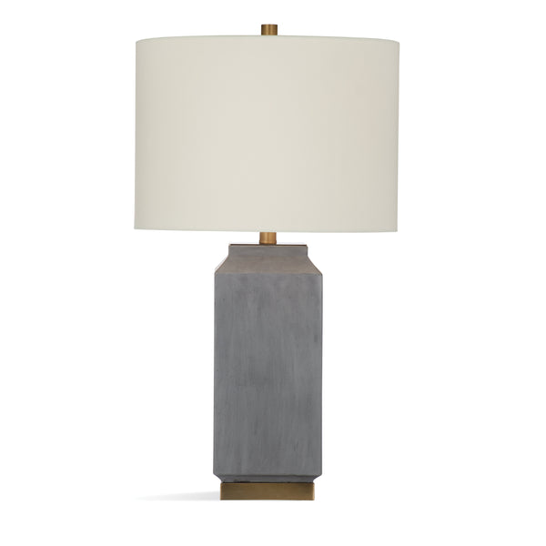 Broad Peak Concrete and Metal Grey Table Lamp