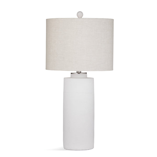Gasherbrum Concrete and Metal White Table Lamp