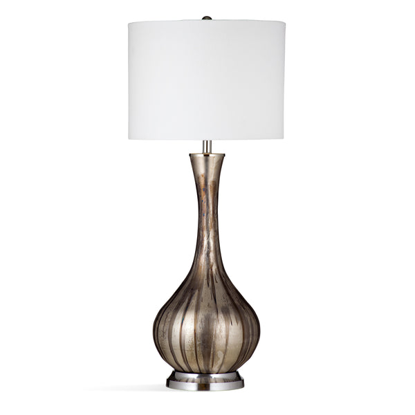 Archimedes Glass Brown and Silver Table Lamp