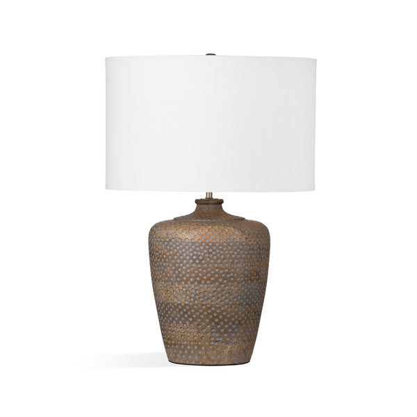 Rison Wood Brown Table Lamp