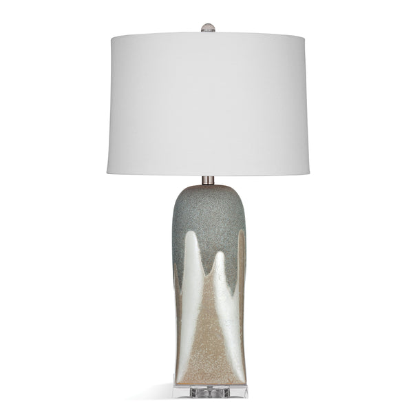Mallie Ceramic and Acrylic Multicolor Table Lamp