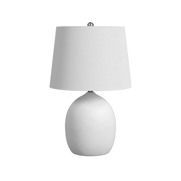 National Concrete White Table Lamp