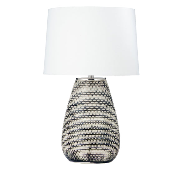 Rix Textured Brown Table Lamp