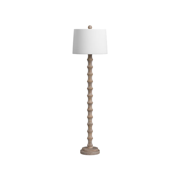 Tonio Natural Wood Floor Lamp