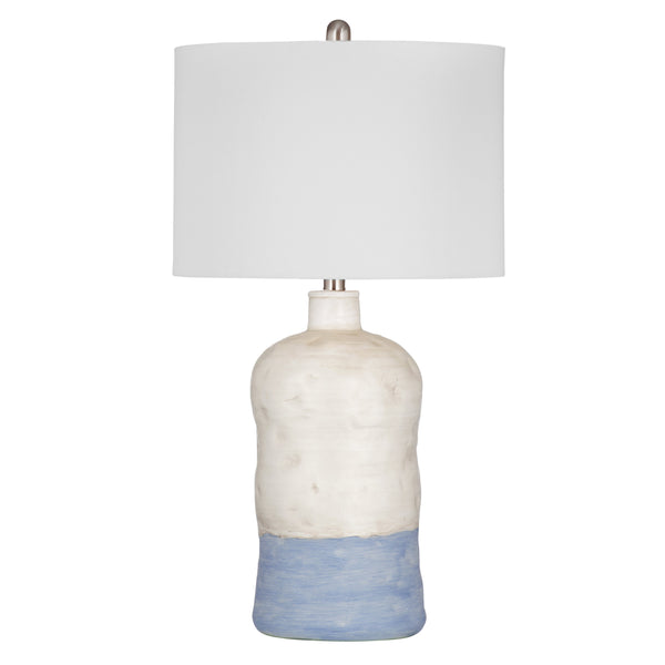 Lucy Resin White Table Lamp