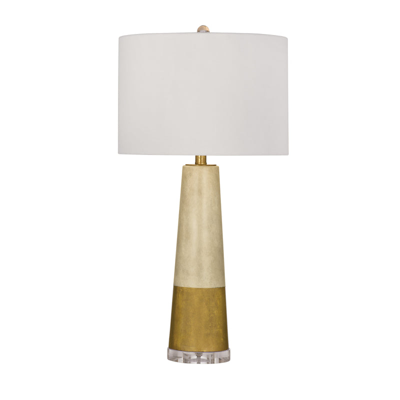 Vargas Cement Gold Table Lamp