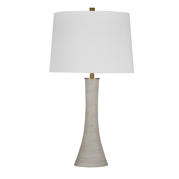 Ranier Gray Resin Table Lamp