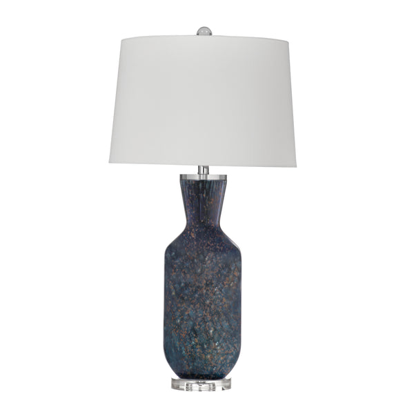 Loundes Blue Art Glass Table Lamp