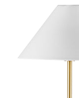 Rutland White Metal Floor Lamp