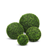 Faux Botanical Outdoor Green Boxwood Ball