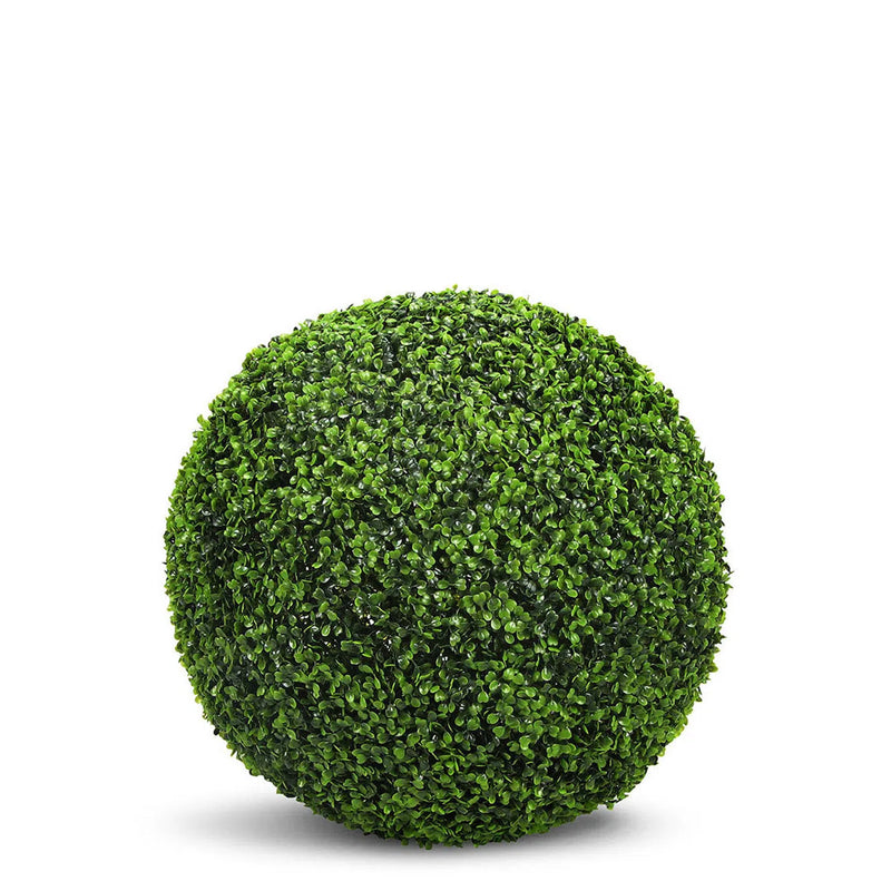 Faux Botanical Outdoor Green Boxwood Ball