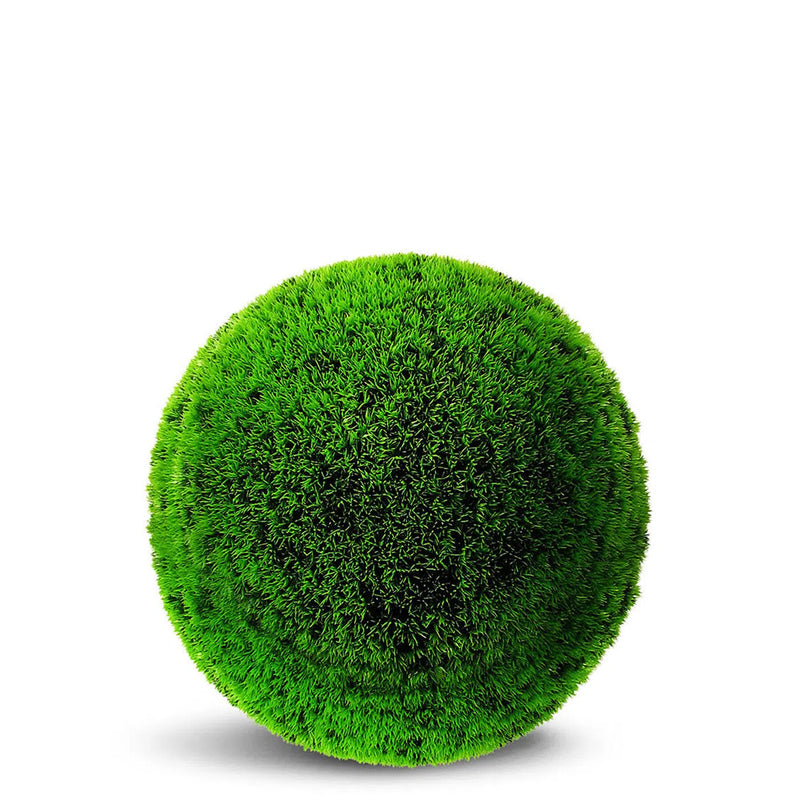 Faux Botanical Outdoor Lime Green Grass Ball