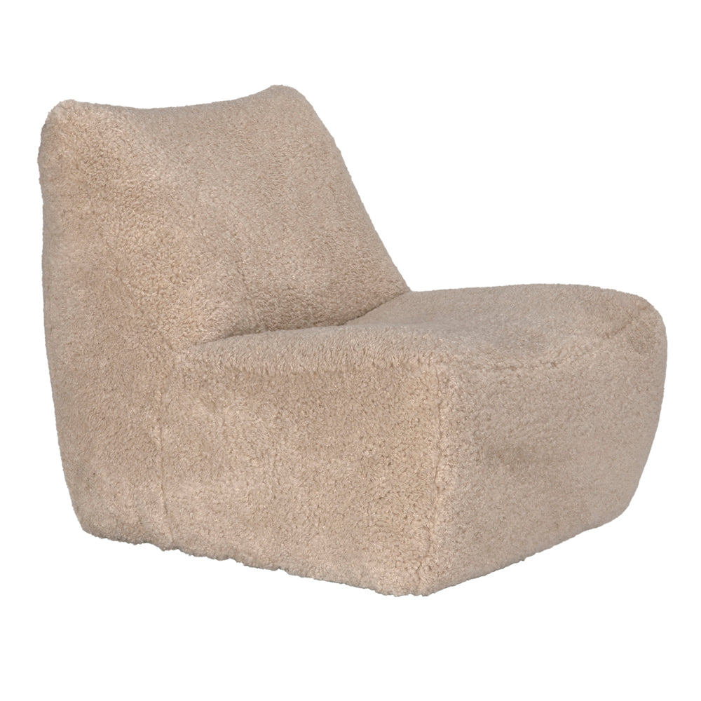 Mcclain Teddy Fleece Camel Swivel Chair