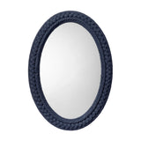 Club Cotton Rope Braided Oval Wall Mirror By Jamie Young