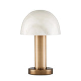 La Gravite Mini Modern Alabaster Table Lamp-Table Lamps-Currey & Co-LOOMLAN