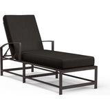 La Jolla Sunbrella Outdoor Chaise-Outdoor Chaises-Sunset West-Spectrum Carbon-LOOMLAN