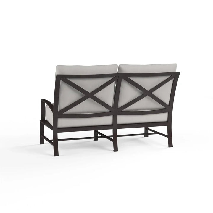 La Jolla Sunbrella Outdoor Loveseat - LOOMLAN - Sunset West - Outdoor Sofas & Loveseats