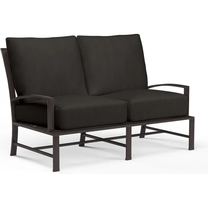 La Jolla Sunbrella Outdoor Loveseat - LOOMLAN - Sunset West - Outdoor Sofas & Loveseats