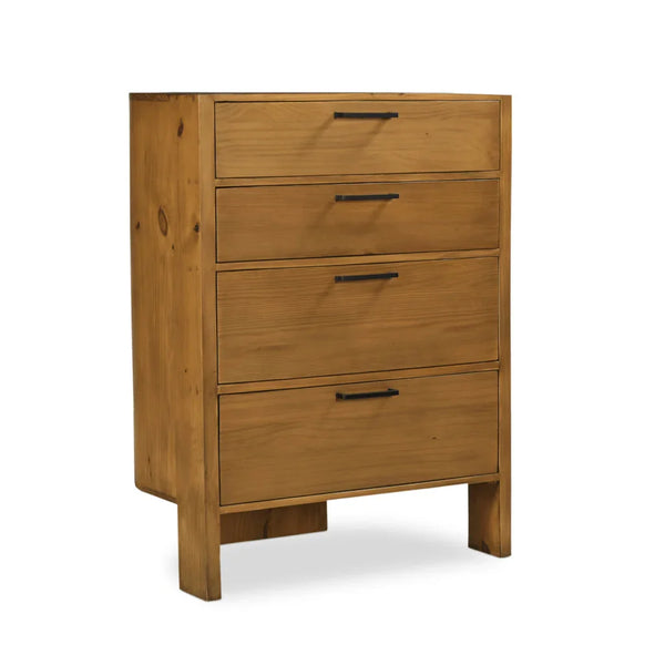 Lachlan Brown Soft - Close Drawer Chest - LOOMLAN - Moe's Home - Chests