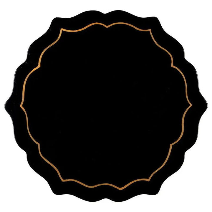 Lacquer Top Iron Made Side Table - LOOMLAN - Chelsea House - Side Tables