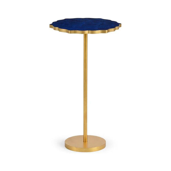 Lacquer Top Iron Made Side Table - LOOMLAN - Chelsea House - Side Tables