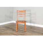 Ladderback Chair with Wood Seat Set