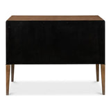 Ladlow Chest Two Drawers Light Mink Finish