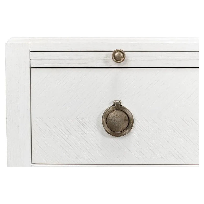 Ladlow Chest Two Drawers Working White