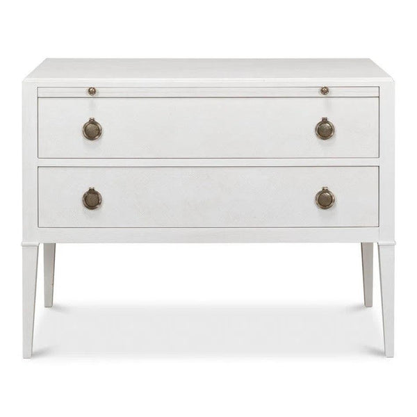 Ladlow Chest Two Drawers Working White