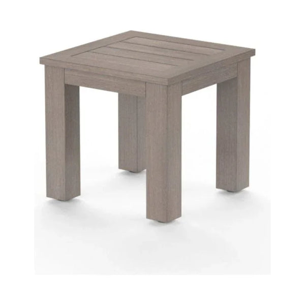 Laguna Aluminum Square Outdoor End Table - LOOMLAN - Sunset West - Outdoor Side Tables