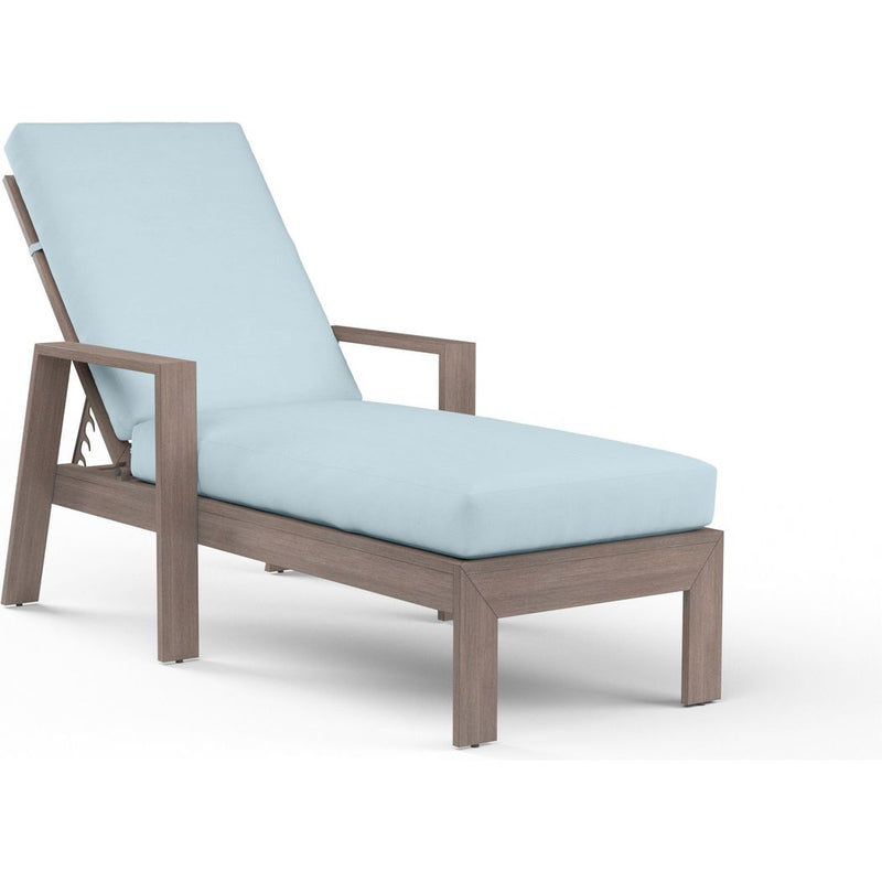 Laguna Sunbrella Outdoor Chaise Lounge-Outdoor Chaises-Sunset West-Canvas Skyline-LOOMLAN