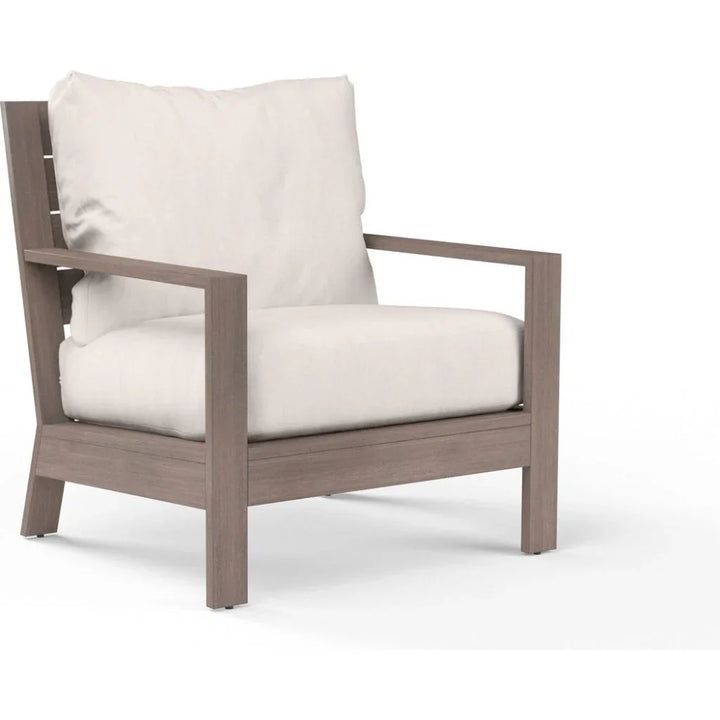 Laguna Sunbrella Outdoor Club Chair-Outdoor Accent Chairs-Sunset West-Canvas Natural-LOOMLAN