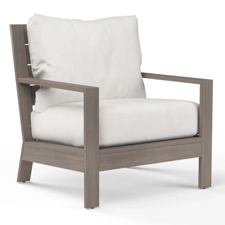 Laguna Sunbrella Outdoor Club Chair-Outdoor Accent Chairs-Sunset West-Canvas Flax-LOOMLAN
