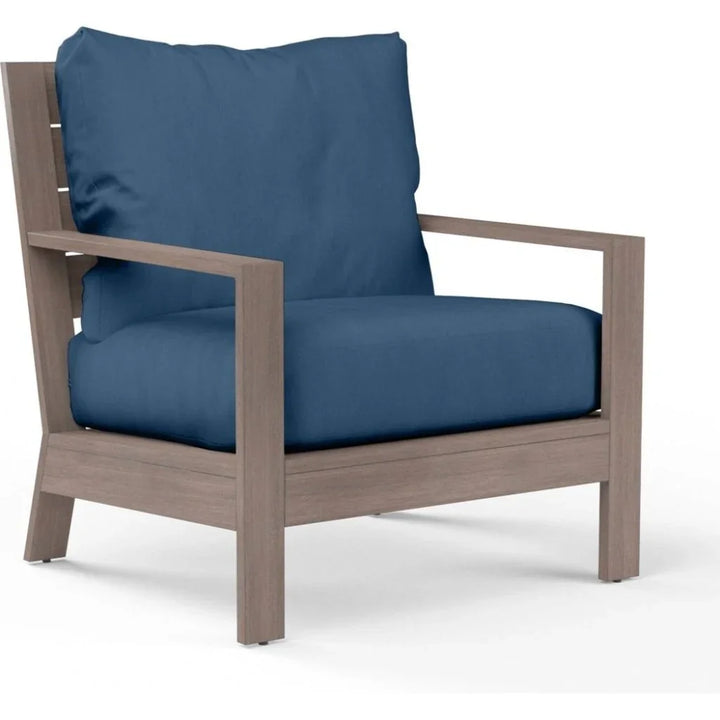 Laguna Sunbrella Outdoor Club Chair-Outdoor Accent Chairs-Sunset West-Spectrum Indigo-LOOMLAN