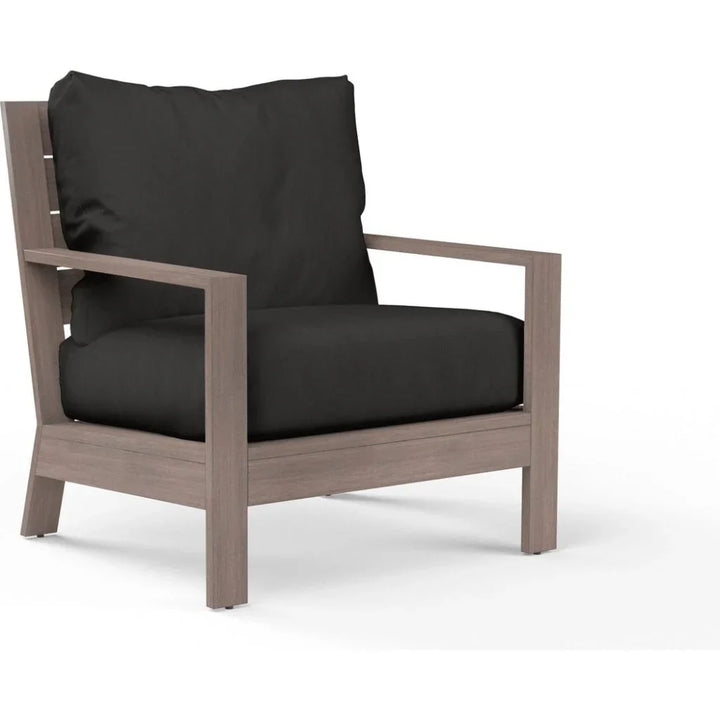 Laguna Sunbrella Outdoor Club Chair-Outdoor Accent Chairs-Sunset West-Spectrum Carbon-LOOMLAN