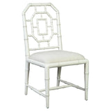 Lahara Linen Armless Side Chair-Accent Chairs-Furniture Classics-White-LOOMLAN