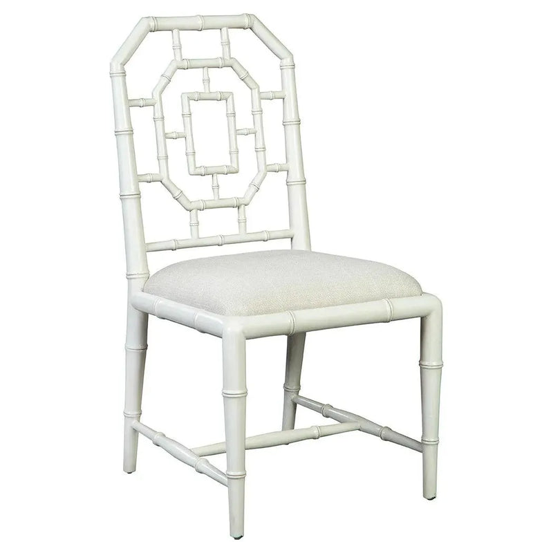 Lahara Linen Armless Side Chair-Accent Chairs-Furniture Classics-White-LOOMLAN