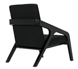 Lamar Chair, Charcoal Black-Accent Chairs-Noir-LOOMLAN