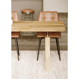 Landmark Wooden Rectangular Dining Table-Dining Tables-LH Imports-LOOMLAN