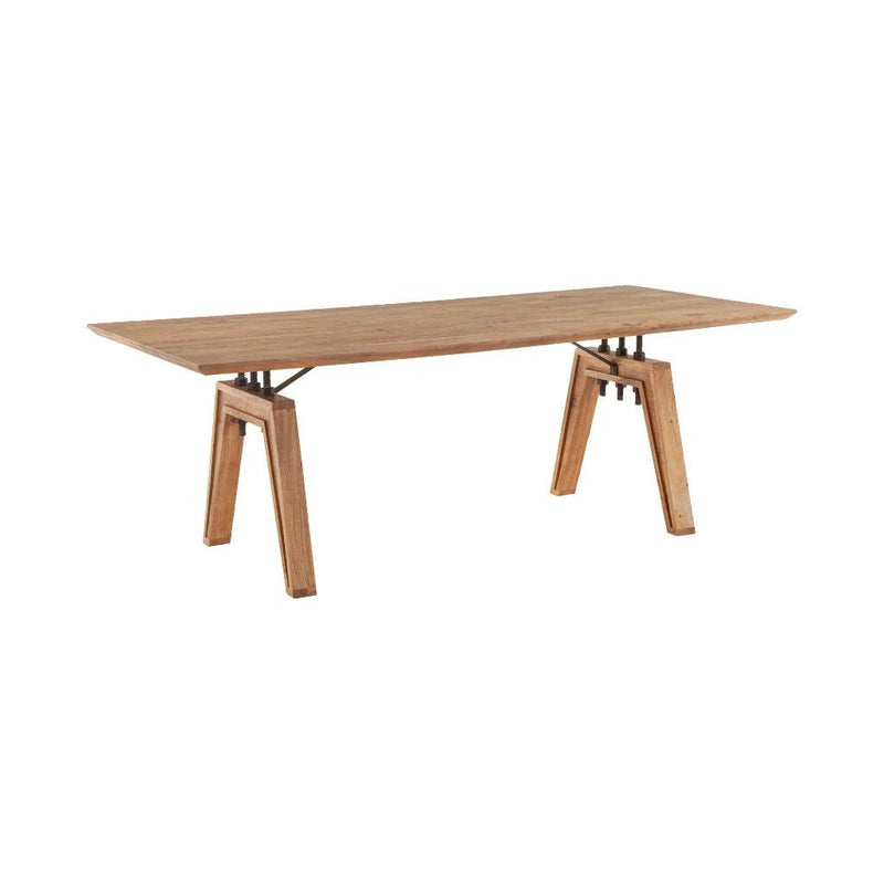 Landmark Wooden Rectangular Dining Table-Dining Tables-LH Imports-LOOMLAN