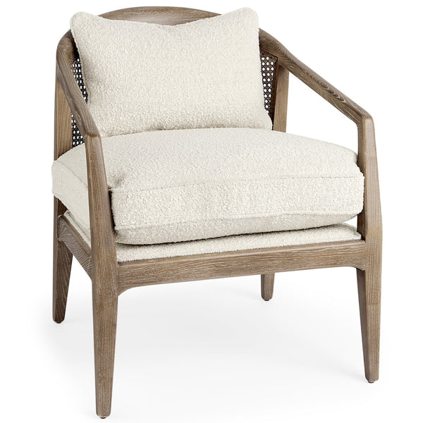 Landon Cream Fabric Accent Chair