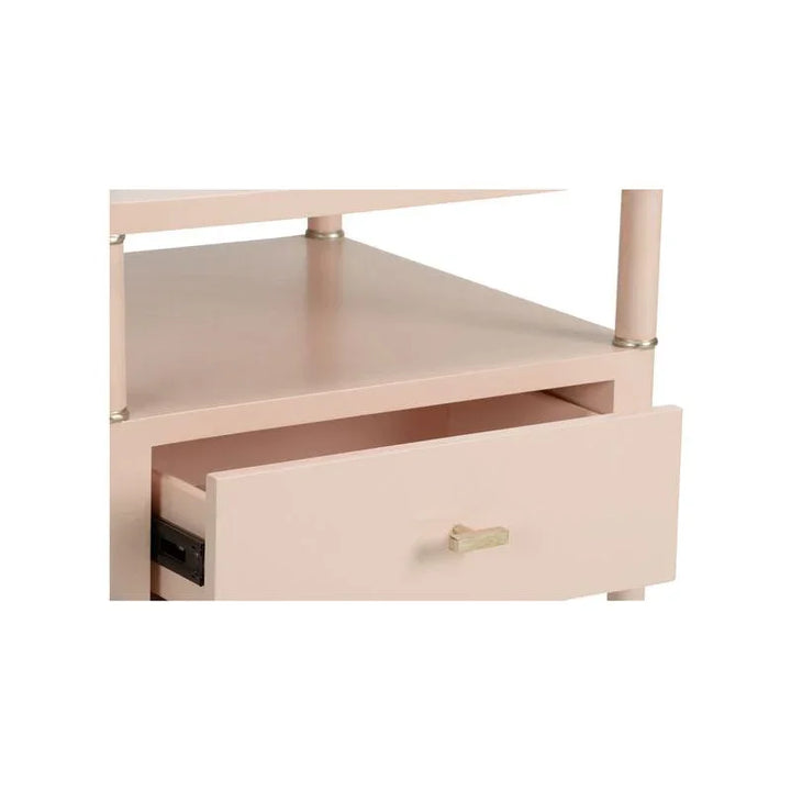 Landry Blush Square Side Table - LOOMLAN - Chelsea House - Side Tables