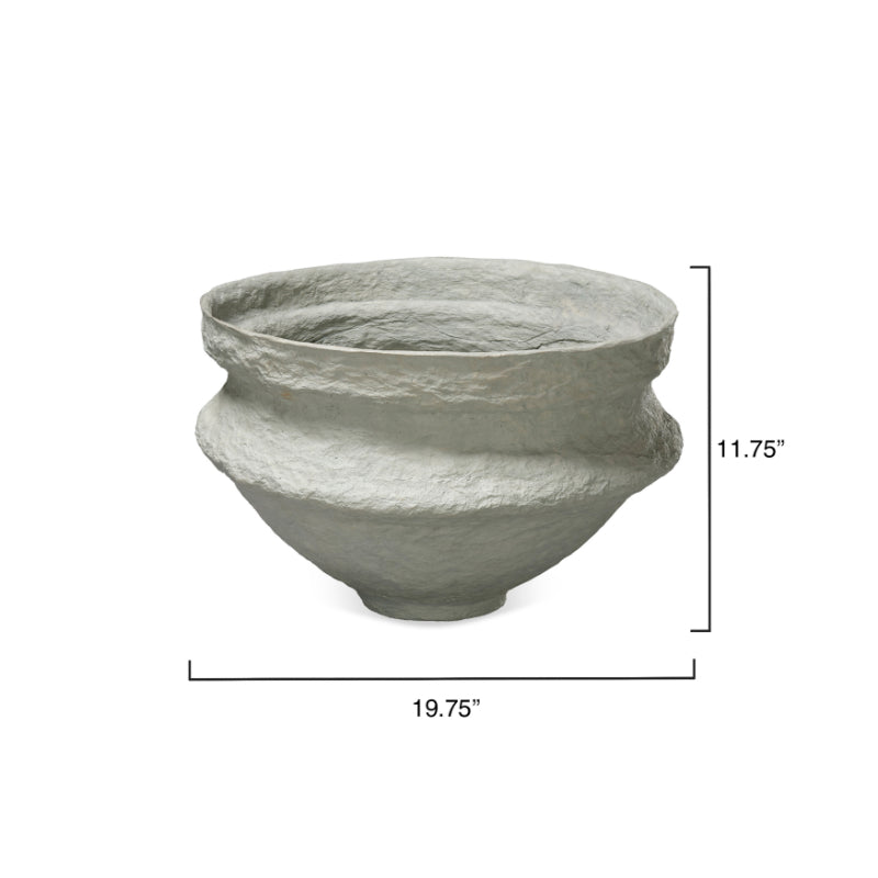 Landscape Large Bowl - Grey-Boxes & Bowls-Jamie Young-LOOMLAN