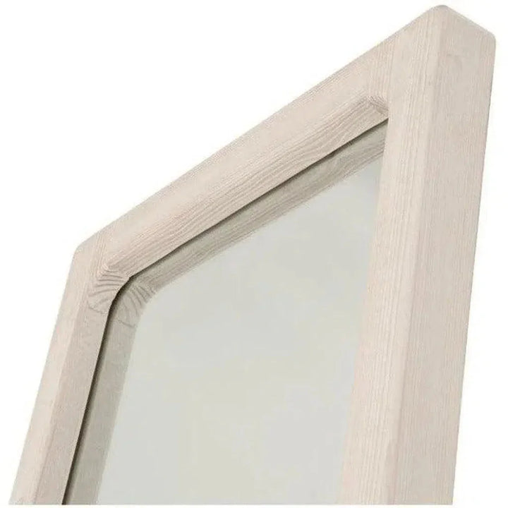Laney Mirror White Wash Pine-Floor Mirrors-Essentials For Living-LOOMLAN