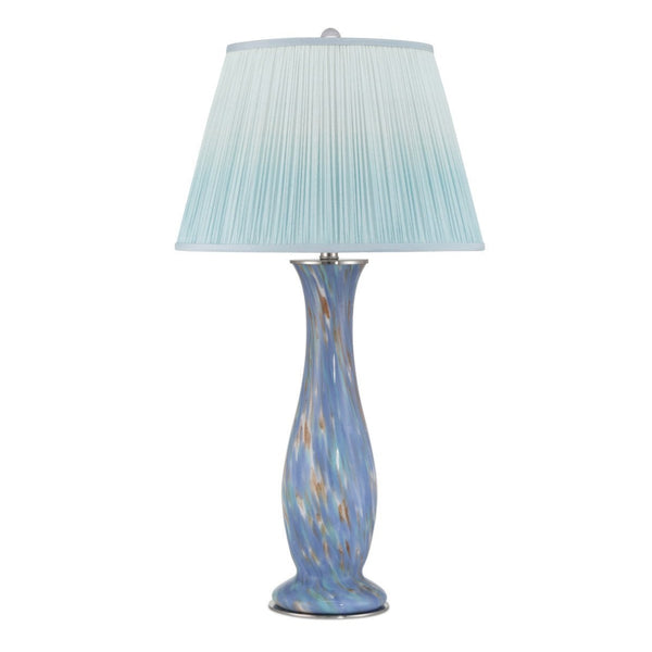 Lapis Blue Glass Table Lamp