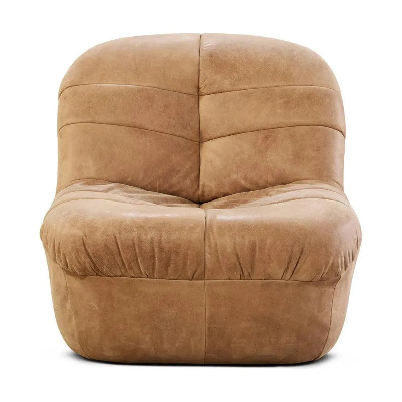 Large Comfortable Living Room Leather Chair