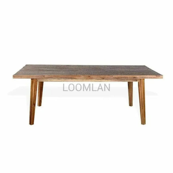 Large Dining Table Seats 10 Farmhouse-Dining Tables-Sunny D-LOOMLAN