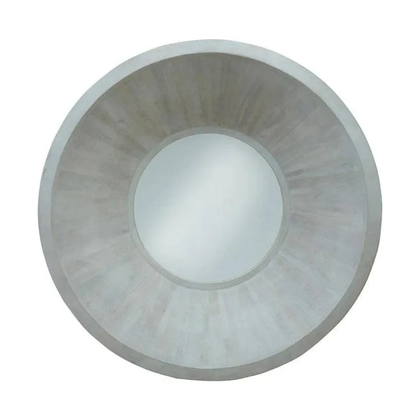 Large Shirley Round Wall Mirror-Wall Mirrors-Furniture Classics-LOOMLAN