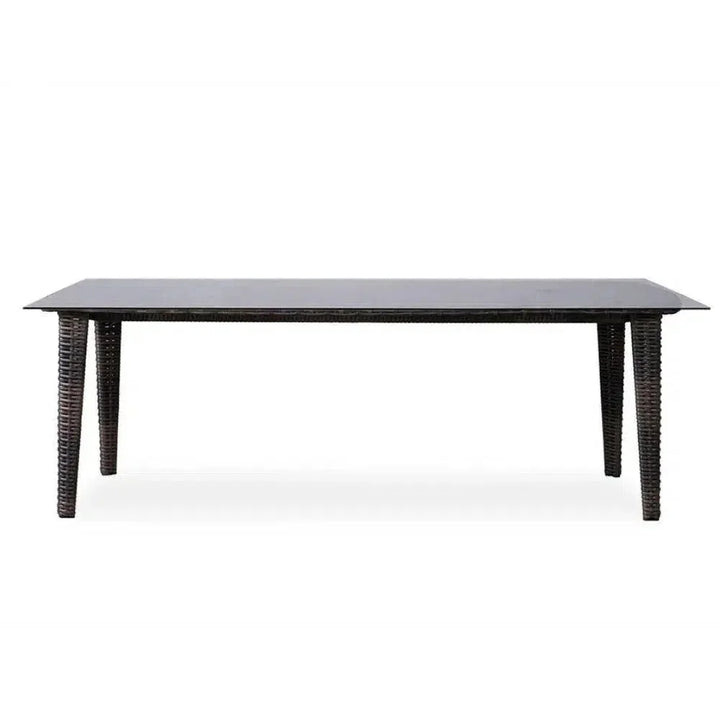 Largo 86" Rectangular Dining Table All Weather Wicker-Outdoor Dining Tables-Lloyd Flanders-LOOMLAN